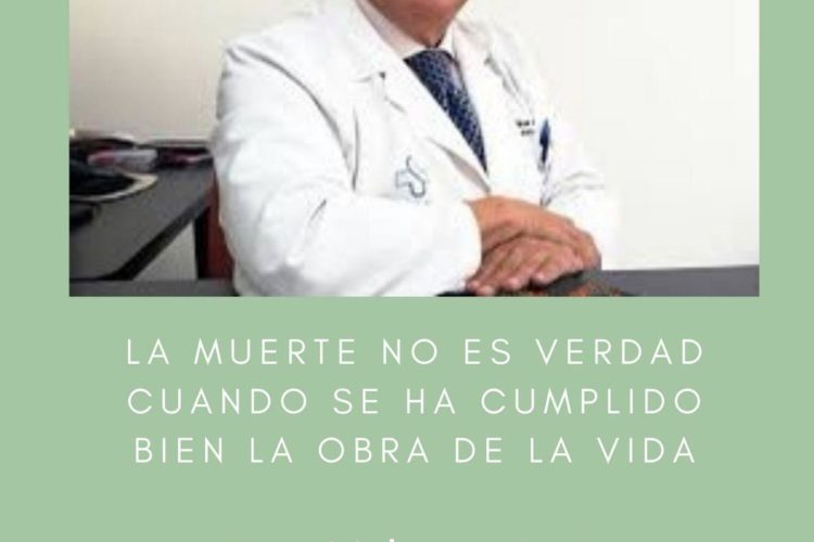 Nota de condolencias por la partida del Dr. Milton Jijón