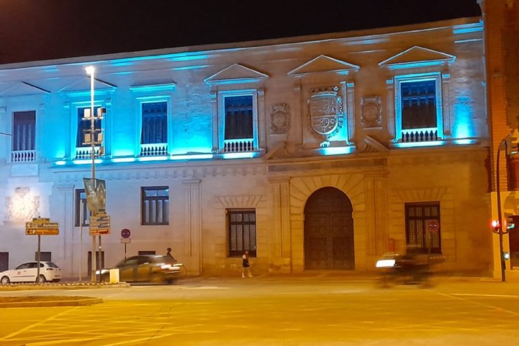 AELIP comparte: La ciudad de Murcia se Ilumina de color turquesa con motivo del Día Mundial de Las Lipodistrofias