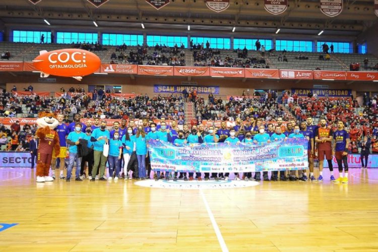AELIP comparte: UCAM BASKET Y FC BARCELONA DAN VISIBILIDAD AL DIA MUNDIAL DE LAS LIPODISTROFIAS