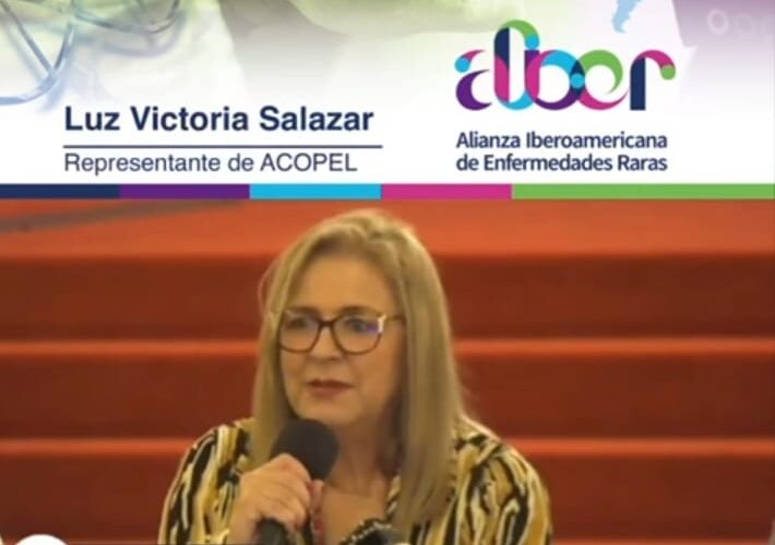 Luz Victoria Salazar, Vicepresidente de ALIBER y Presidente de ACOPEL – Colombia, en el Foro de Alto Nivel-Encuentro de Líderes del Movimiento Asociativo (Lanzamiento Informe Estudio ENSERio Centroamérica).