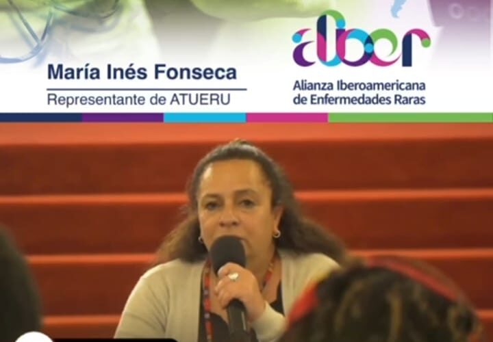 María Inés Fonseca Presidente de la Asociación de Síndrome de Prader-Willi, Representante de ATUERU – Uruguay en el Foro de Alto Nivel-Encuentro de Líderes del Movimiento Asociativo (Lanzamiento Informe Estudio ENSERio Centroamérica).