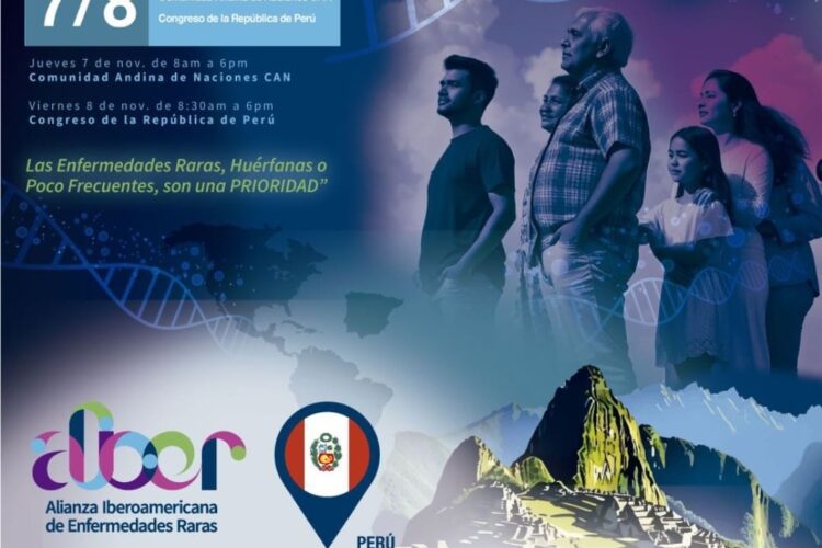 ALIBER invita al III Foro de Alto Nivel – XI Congreso Iberoamericano de Enfermedades Raras ALIBER, a realizarse los días 7 y 8 de noviembre de 2024 en Lima, Perú.