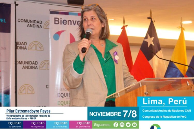 La problemática de las enfermedades raras en el Perú – Pilar Estremadoyro, Vicepresidente FEPER  III FORO DE ALTO NIVEL XI CONGRESO IBEROAMERICANO DE ENFERMEDADES RARAS – ALIBER Lima, Perú 7 y 8 de noviembre de 2024