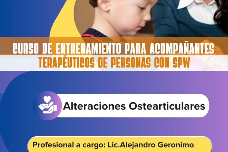 La Asociación de Síndrome de Prader-Willi del País (Uruguay) comparte: Curso de Entrenamiento para Acompañantes Terapéuticos de personas con SPW