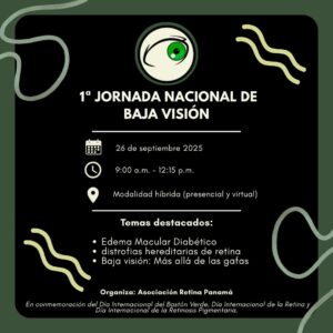 Retina Iberoamércia comparte: 1ª Jornada Nacional de Baja Visión – Panamá