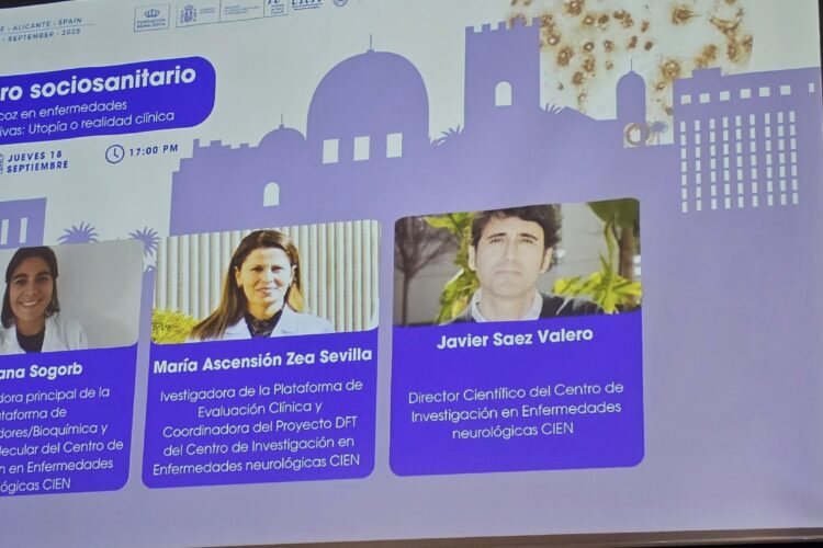 Sense Barreres comparte: Sense Barreres participa en la clausura del Encuentro Sociosanitario de Enfermedades Neurodegenerativas en Elche